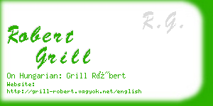 robert grill business card